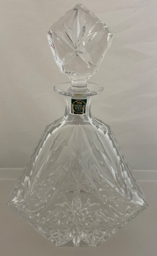 Thomas webb crystal decanter - webb,