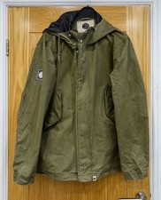 Genuine Pretty Green Military Parka Jacket | Khaki Green | Size XXL (7) | Paisle