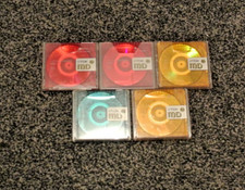 5x used TDK MD80 mini discs