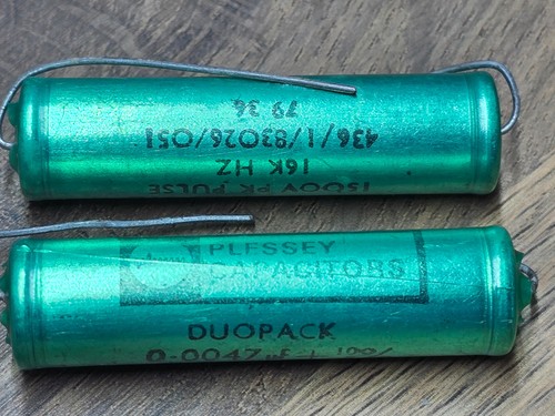 Plessey duopack 0 0047uf - plessey,