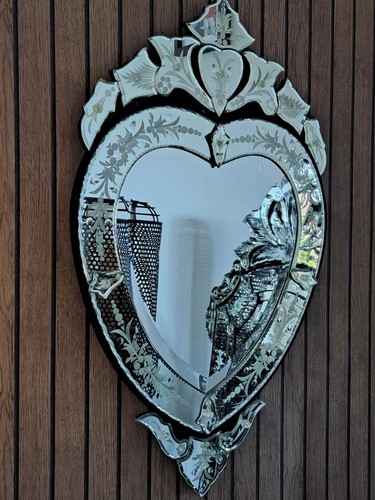 Venetian heart shaped large - heart,