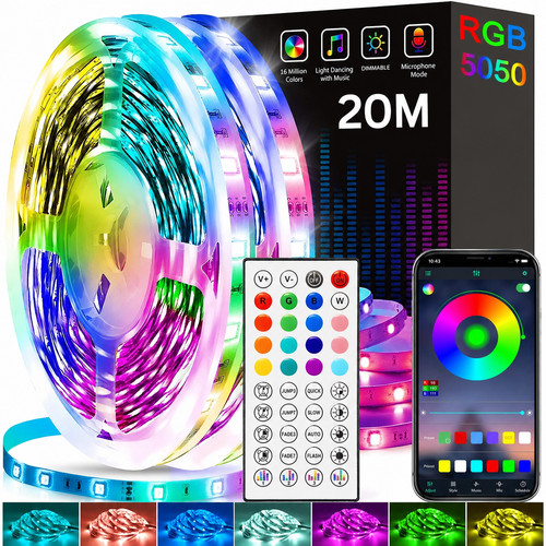 Led strip lights - lights, 20m
