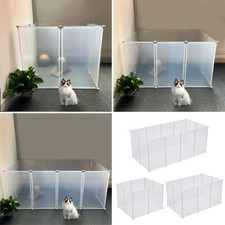 8/10/12 Panel Cat Dog Playpen Wire Panel Kitten Puppy Pet Cage Fence Animal UK-