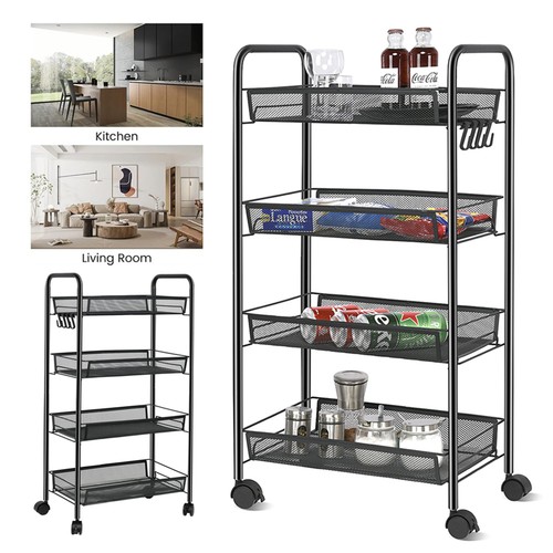 Kitchen trolley storage rack - kitchen, 4
