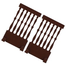  2pcs Japanese Wooden Screen Artistic Design Mini Screen for Home and Office