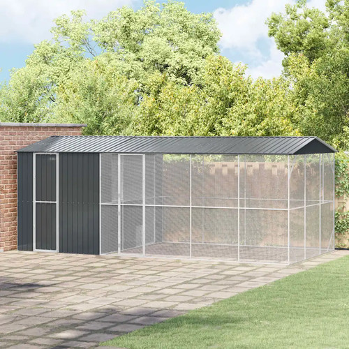 Walplus galvanised bird cage - galvanised,