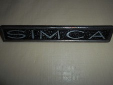 SIMCA CAR BADGE, BARN FIND