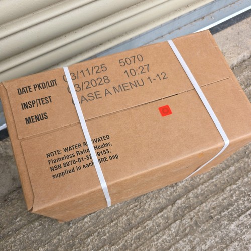 Box new indate mre - of,
