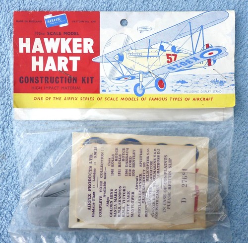 Airfix hawker hart - airfix,