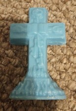 Voodoo Blue Healing Wishes Cross Candle,Pagan,Wicca,Spells,Witchcraft,Magick