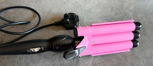 Pink barrel hair waver - 3,