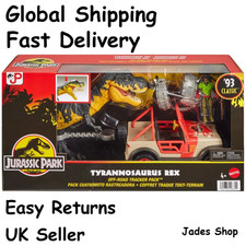 Jurassic Park Playset Tyrannosaurus Rex Off Road Tracker Kids Childrens Toy Gift