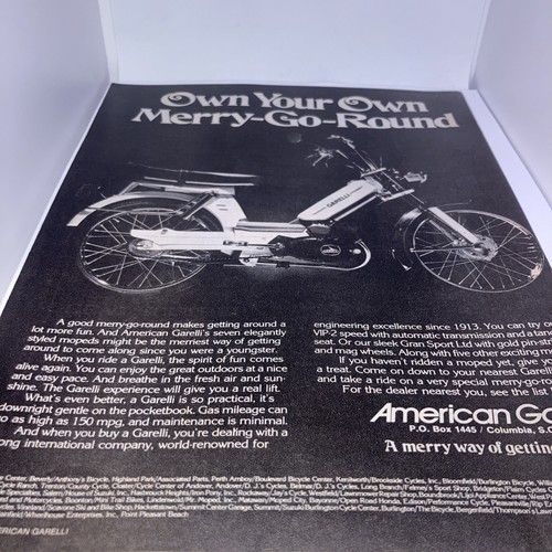 1978 american garelli moped - garelli,