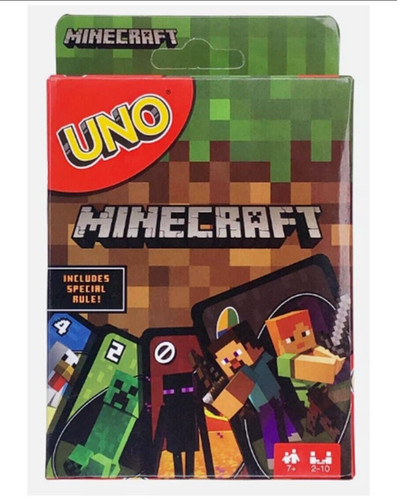 Mattel games uno minecraft - mattel,