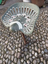 2x Vintage Cast Iron Tractor