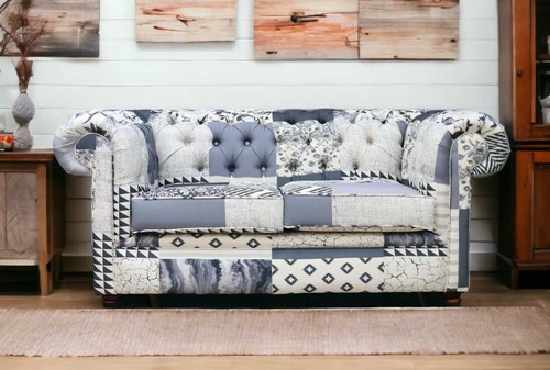 New chesterfield patchwork - new, 2