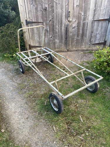 Vintage trolley cart - trolley,