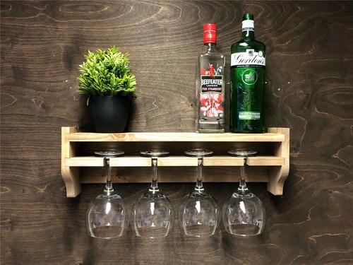 Gin shelf wine rack glass - shelf,