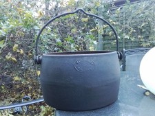 Antique 3x Gallon Oval Cast