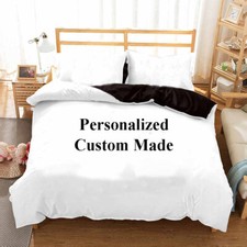 Xmas Holiday Wedding Gift Personalized Customised Bedding Duvet Quilt Cover Set