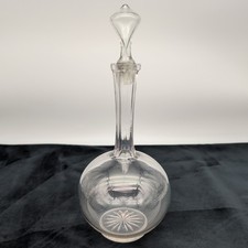Vintage globe shaft decanter - vintage,