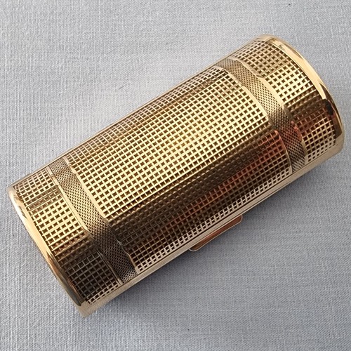 Vintage brass barrel - vintage, shaped