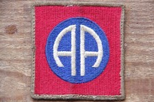 WW2 US Army 82nd Airborne Infantry Division OD Olive Drab Border Original Patch
