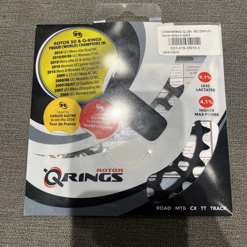 Rotor rings 26t inner black - q,