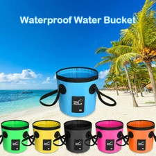 12L 20L Collapsible Folding Bucket Beach Camping Fishing Waterproof Portable Bag