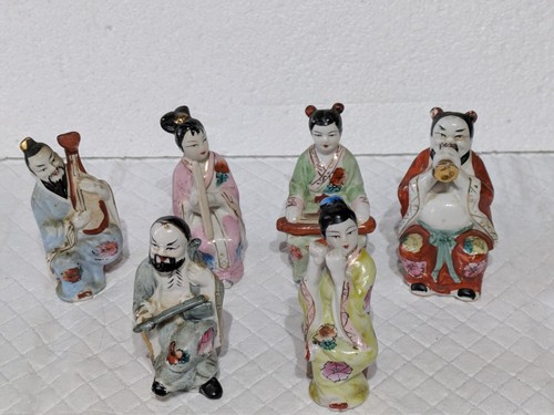Chinese porcelain musicians - chinese,