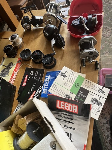 Vintage fishing reels parts - vintage,