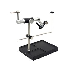 Fly Tying Vise and Pedestal Bobbin Threader 360 Degree Rotary Equipment Supplies