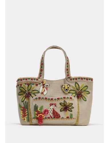 Zara maxi jungle - animal, beaded
