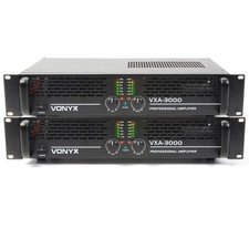 Vonyx VXA-3000 MKII 2-Channel DJ Amplifier 3000W Rack Mount - Party Ready