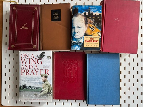 Vintage wwii churchill books - wwii,