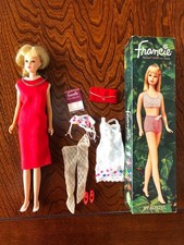 Vintage Francie Doll with Box & Accessories - Mattel - Excellent Condition!