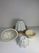 Vintage Ceramic Jelly Moulds x
