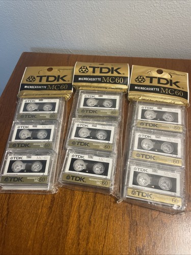 Tdk micro cassette tapes - tdk, 60