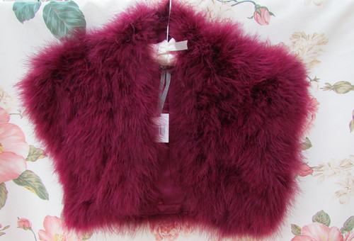 John lewis black marabou - john,