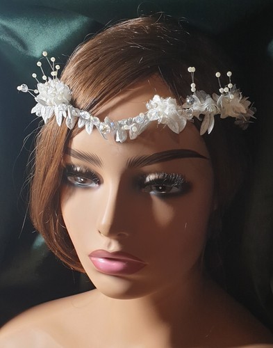 Hand crafted bride tiara - hand-crafted,