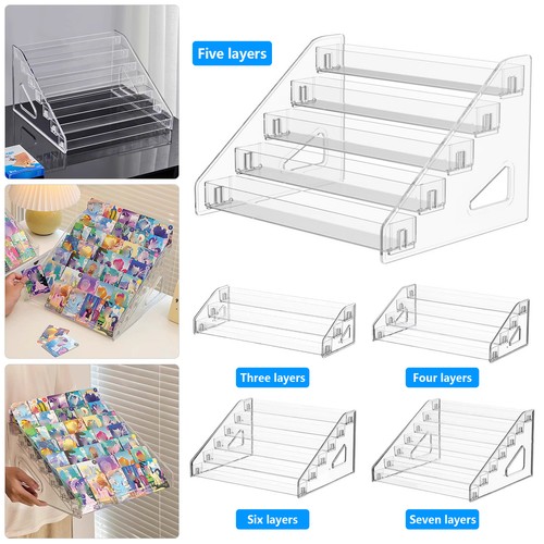 Trading card display rack - trading,