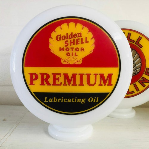 Mini gas pump globe - globe,, shell