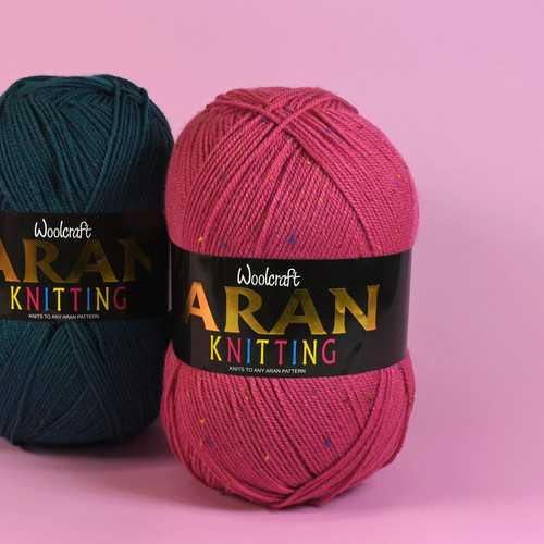 Woolcraft aran with wool yarn - woolcraft,