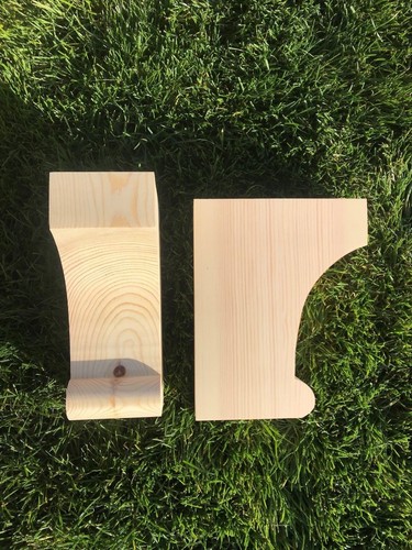 Wooden corbels shelf - corbels, (shelf