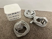 3 x APPLE AIRPORT EXPRESS WIRELESS ROUTER 2ND GEN 802.11N MC414B/A A1392 THREE