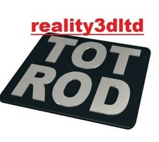Tot Rod  plate black and