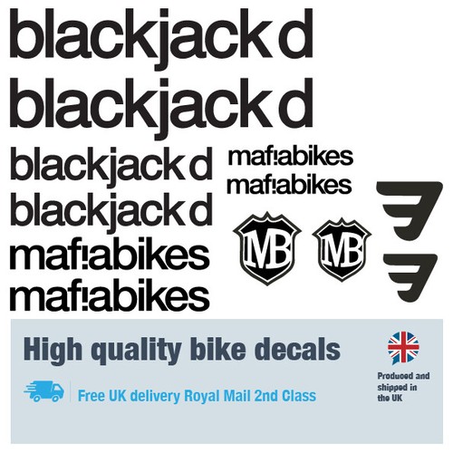 Mafiabikes blackjack decals - decals, /