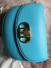 MCM Tracy Crossbody Mini Blue