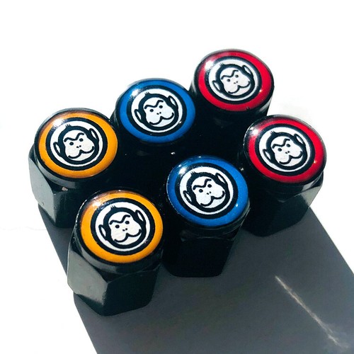Tire valve stem caps - tire, honda