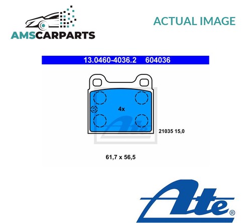 Brake pads set - pads, pad